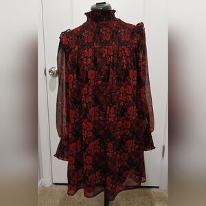 NWT‎ Francesca's Red Flower Top